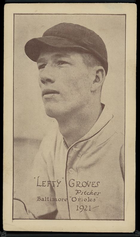 1921 Tip Top Baltimore Orioles Lefty Groves